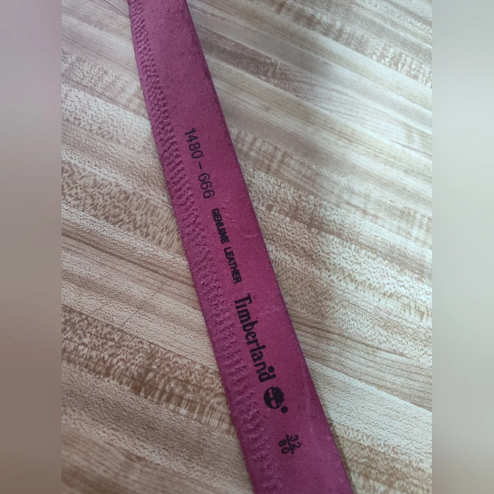 Timberland Belt Women's Leather Hot Pink 1.5